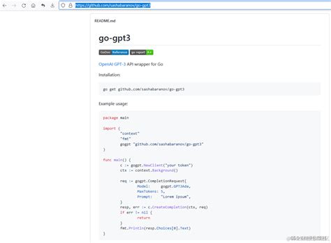gogpt|golang openai.
